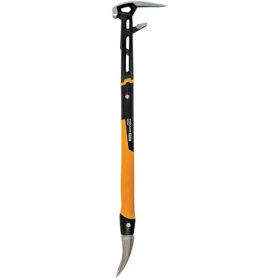 Immagine di Fiskars Attrezzo di demolizione IsoCore L per diversi lavori demolizione, Lunghezza: 75,3 cm, Peso: 2,6 g, Nero/Arancione, 1027221