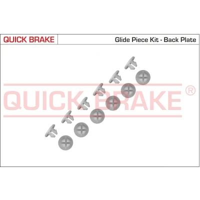 Immagine di QUICK BRAKE 6859K Kit accessori, Ganasce freno SKODA: Octavia 1 Combi