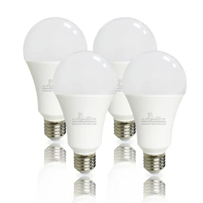 Immagine di LED ATOMANT Confezione da 4 Lampadina E27 A70 20W, Colore Bianco Freddo (6500K), 2000 Lumen, Non Regolabile