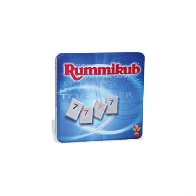 Immagine di Rummikub Scatola in Metallo, Gioco da Viaggio, Versione Francese, 143381010