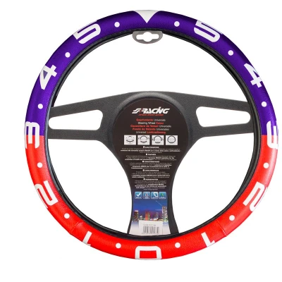 Immagine di Simoni Racing CVT/67 Coprivolante Universale Clock con indicazione angolo di curva, in ecopelle