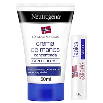 Immagine di Neutrogena Fórmula Noruega Crema De Manos Concentrada 50ml + Protector Labial SPF 20, 4.8gr