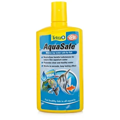 Immagine di Tetra AquaSafe, Rende l&#039;Acqua del Rubinetto Sicura, Neutralizza le Sostanze Dannose per i Pesci 500 ml