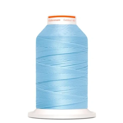Immagine di Outdoor 40 Filo da cucito speciale per tessuti esterni No. Lunghezza 400 m resistente ai raggi UV 798300 (azzurro 6510)