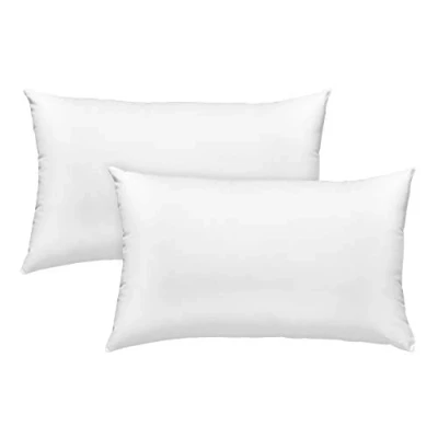Immagine di sleepling 197137 cuscino in piume e cotone decorativi da divano Imbottitura per Cuscini Lavabile a 60 C Certificati Ökotex Downpass Prodotto UE 40 x cm, bianco
