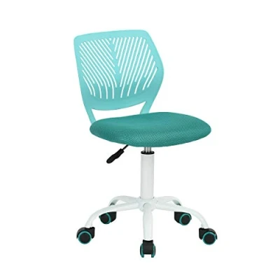 Immagine di Sedia da ufficio Carnation con sedile in tessuto, regolabile, colore ruote: verde Turquoise