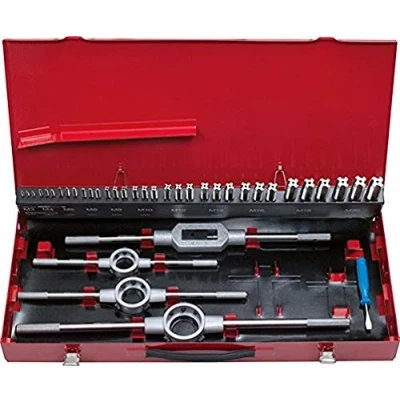 Immagine di KS Tools, Maschi + Giramaschi, Set di utensili per filettare HSS CO