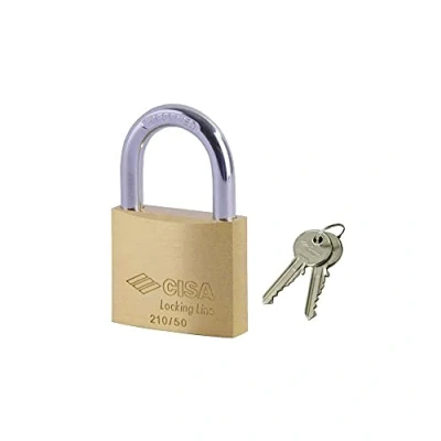 Immagine di Lucchetti &#039;CISA&#039; CISA LUCCHETTO OTTONE LOGO MM. 20 PZ 12