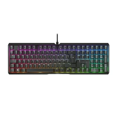 Immagine di CHERRY XTRFY MX 3.1, Tastiera Meccanica da Gioco, Layout Pan Nordico (QWERTY), Illuminazione RGB, Cassa in Alluminio, Connessione USB A, Switches MX2A RED, Nero