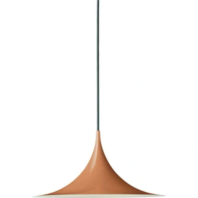 Immagine di Gubi Lampada a sospensione Semi, Ø 30 cm, marrone zucca ruggine lucido