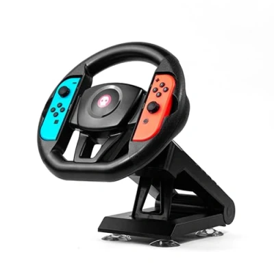 Immagine di Numskull Joy Con Steering Wheel Table Attachment Volante Nintendo Switch Nero