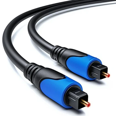 Immagine di deleyCON 3,0m Cavo Audio Digitale Ottico SPDIF 2x Spina Toslink LWL a Fibra Ottica