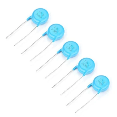 Immagine di 5 pz Condensatore ceramico Kit condensatori ad alta tensione in ceramica 20KV 1000PF Set HV Elettronico, capacità