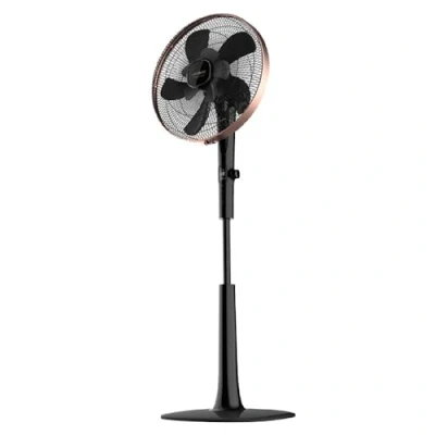 Immagine di Cecotec Ventilatore da Pavimento EnergySilence 1040 SmartExtreme, Motore CC 28 W, 10 Pale 40 cm di Diametro, Oscillante, 24 Velocità, Regolabile 115 A 135 Cm, con Telecomando e Timer, Nero