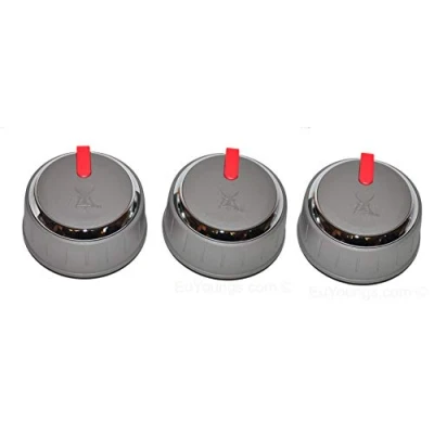 Immagine di Weber 66047 3 Piece Knob Kit for 2019 and Newer Genesis II E/ES 310/610 Series Grills