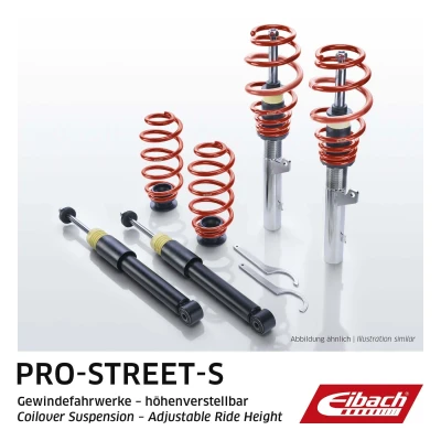Immagine di EIBACH Pro Street S PSS65 15 021 11 22 Kit autotelaio, Molleggio/Ammortizzatore VOLKSWAGEN: Golf 7, SEAT: Leon III Hatchback