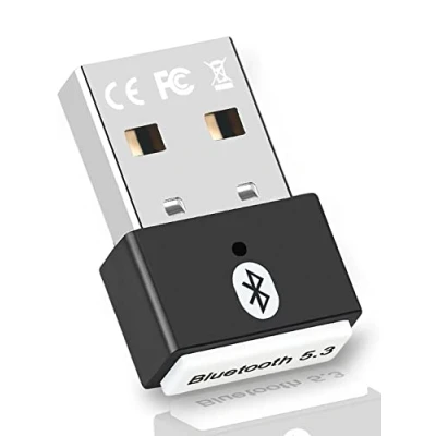 Immagine di Adattatore Bluetooth PC, chiavetta USB 5.3 Dongle EDR per desktop, laptop compatibile con Windows 11/10/8.1/7