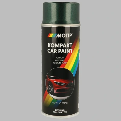 Immagine di MOTIP 53572 Veicolo Vernice combinata 400ml aerosol verde Kompakt black metallic 12 ml