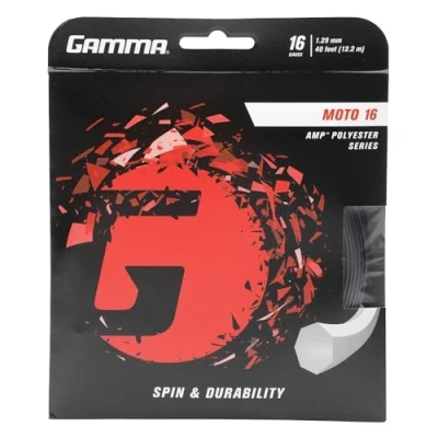 Immagine di Gamma Corde Set Moto, Tennissaite Moto 17 Set, Nero
