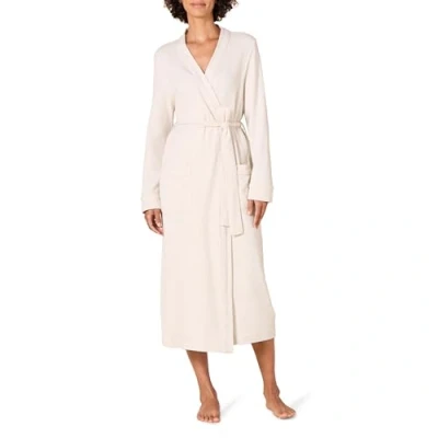 Immagine di Amazon Essentials Accappatoio Leggero A Nido d&#039;Ape Tutta Lunghezza (Taglie Forti Disponibili) Donna, Beige, XS
