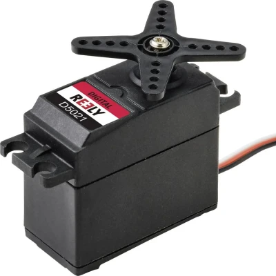 Immagine di Reely Standard Servo D5021 digitale Materiale trasmissione: Plastica Sistema innesto: JR