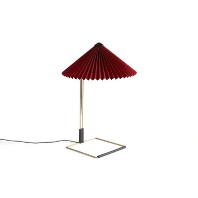 Immagine di HAY Matin Lampada da tavolo a LED, lunghezza: 52 cm, colore: Rosso