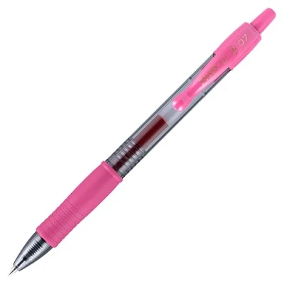 Immagine di PILOT Set di 6 penne a sfera con inchiostro gel G2 07, metallizzato, colore: Rosa