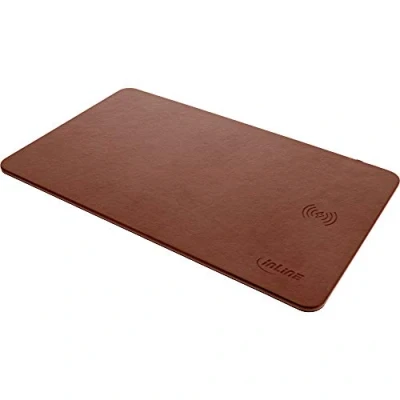 Immagine di Inline Tappetino Per Mouse Wireless, 370 X 225 7 Mm, Marrone