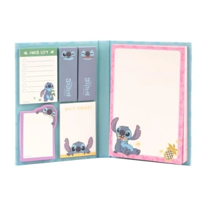 Immagine di Grupo Erik: Set Block notes Disney Stitch blocchetti Memo con Note Adesive di Stitch, 6 in 3 formati diversi, sticky personalizzate, Cancelleria