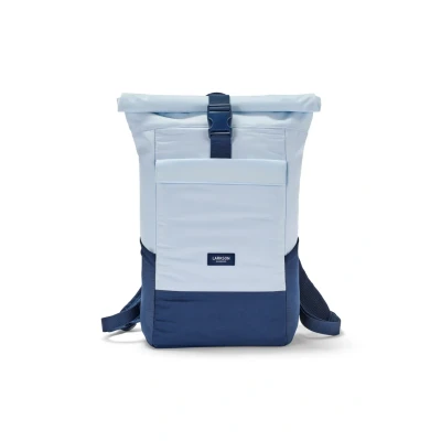 Immagine di LARKSON Zaino Roll Top Uomo Donna Blu No 4 Zainetto per Lavoro, Viaggio, Università Porta Pc 16 Pollici Materiale Sostenibile Impermeabile