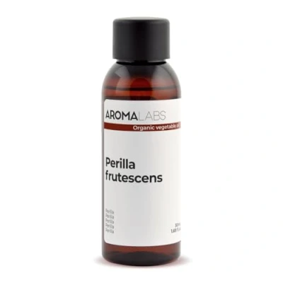 Immagine di BIO Olio vegetale PERILLA 50mL 100% Puro, Naturale, Spremuto a freddo e Certificato Cosmos AROMA LABS (Marchio Francese)