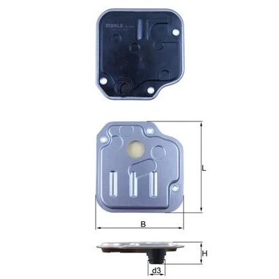 Immagine di MAHLE ORIGINAL HX 244 Filtro Cambio Automatico KIA: Stonic Hatchback