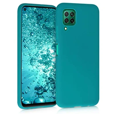 Immagine di kwmobile Custodia Compatibile con Huawei P40 Lite Cover Back Case per Smartphone in Silicone TPU Protezione Gommata petrolio matt