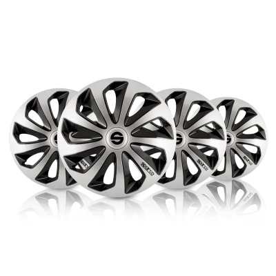 Immagine di SPARCO SICILIA SPC1473SVBK Copricerchi 14Inch nero/argento