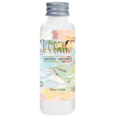 Immagine di Matte Varnish for Acrylic Painting,100ml Paint Varnish,Clear Keeps Paintings From Yellowing, Cracking and Dust,Maintains Permanent Color(opaco)