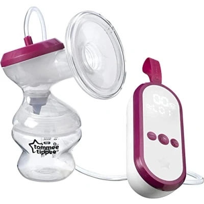 Immagine di Tommee Tippee Electric Breast Pump, very quiet USB rechargeable and portable unit with Massage &amp; express modes