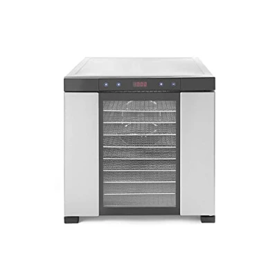 Immagine di SousVideTools SVT 229026 Essiccatore Hendi a 10 Piani, Realizzato in Acciaio Inox, Display con Controllo Timer e Termostato, Disidratatore Industriale, per Essiccare Frutta Carne