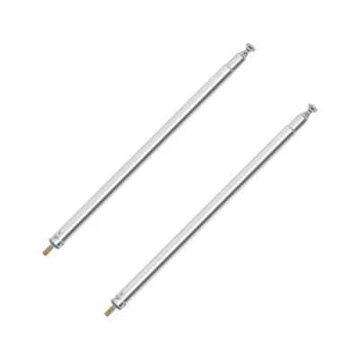 Immagine di OTOTEC 2PCS M3 Thread 7 Sezioni Antenna Telescopica per AM Radio FM TV RC Auto Aircraft Controller Ricambio Telecomando Accessorio Lunghezza Estesa 730mm