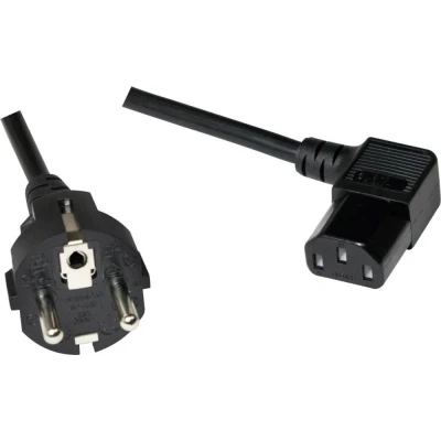 Immagine di Cavo IEC LogiLink [1x Spina schuko 1x Presa C13] 2.00 m Nero