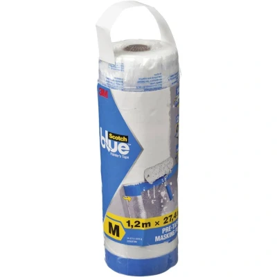 Immagine di Scotch PT2093EL 48 Pellicola di protezione per superfici ScotchBlue™ Blu (trasparente) (L x L) 27.4 m 1.2 1 pz.