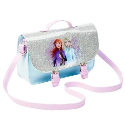 Immagine di Disney Borsa A Tracolla Borsetta Bambina Principesse Frozen Borse Regolabile Regalo Compleanno Natale (Blu/Argento Frozen)