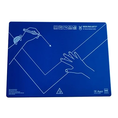 Immagine di KUM GMBH &amp; CO. az906.01.19 sottomano da scrivania cuscino, Mancini, in plastica, 1 pezzi, 53 x 40 cm, colore: blu