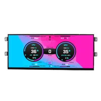 Immagine di VSDISPLAY D31 PC Case Display,12.3 pollici 2400x900 2K IPS LCD Monitor schermo, con USB Tipo C mini HDMI Video Port