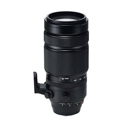 Immagine di Fujifilm Fujinon XF 100 400mm F4.5 5.6 R LM OIS WR Obiettivo Super Zoom, Stabilizzatore Ottico OIS, Resistente Intemperie, Attacco X Mount, Nero
