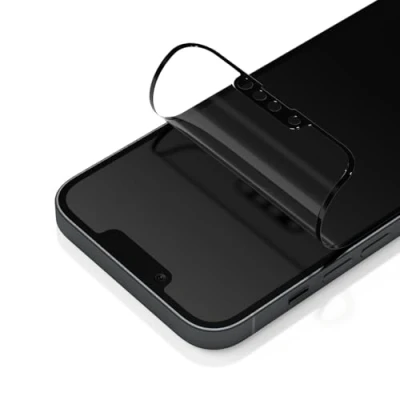 Immagine di RhinoShield Transparent Impact Screen Protector Pro Compatible with [iPhone 14/13 / 13] Superior Protection, Scratch Resistance, Blue Light Resistant, Installation Tool Included