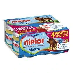 Immagine di Nipiol Omogeneizzati di Carne Manzo con Cereali 4x80g