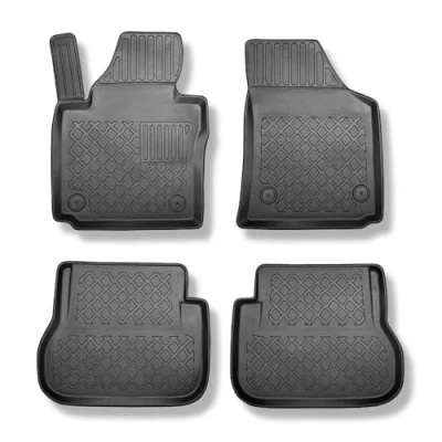 Immagine di Mossa Tappetini auto in TPE compatibili con Volkswagen Caddy IV Maxi Van (2004 10.2020) tappeti neri G