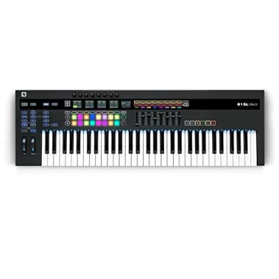 Immagine di Novation 61SL MkIII, controller a tastiera MIDI 61 tasti e sequencer con integrazione per la DAW