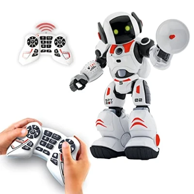 Immagine di Xtrem Bots James Robot Giocattolo Spia Bambini Programmabile 50 Azioni Telecomandato Per Dai 5 Anni In Su