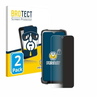 Immagine di brotect (2 Pezzi Pellicola Privacy per Cubot King Kong 9 [Anti Spy, Protettiva Chiara, Blue Light Filter]